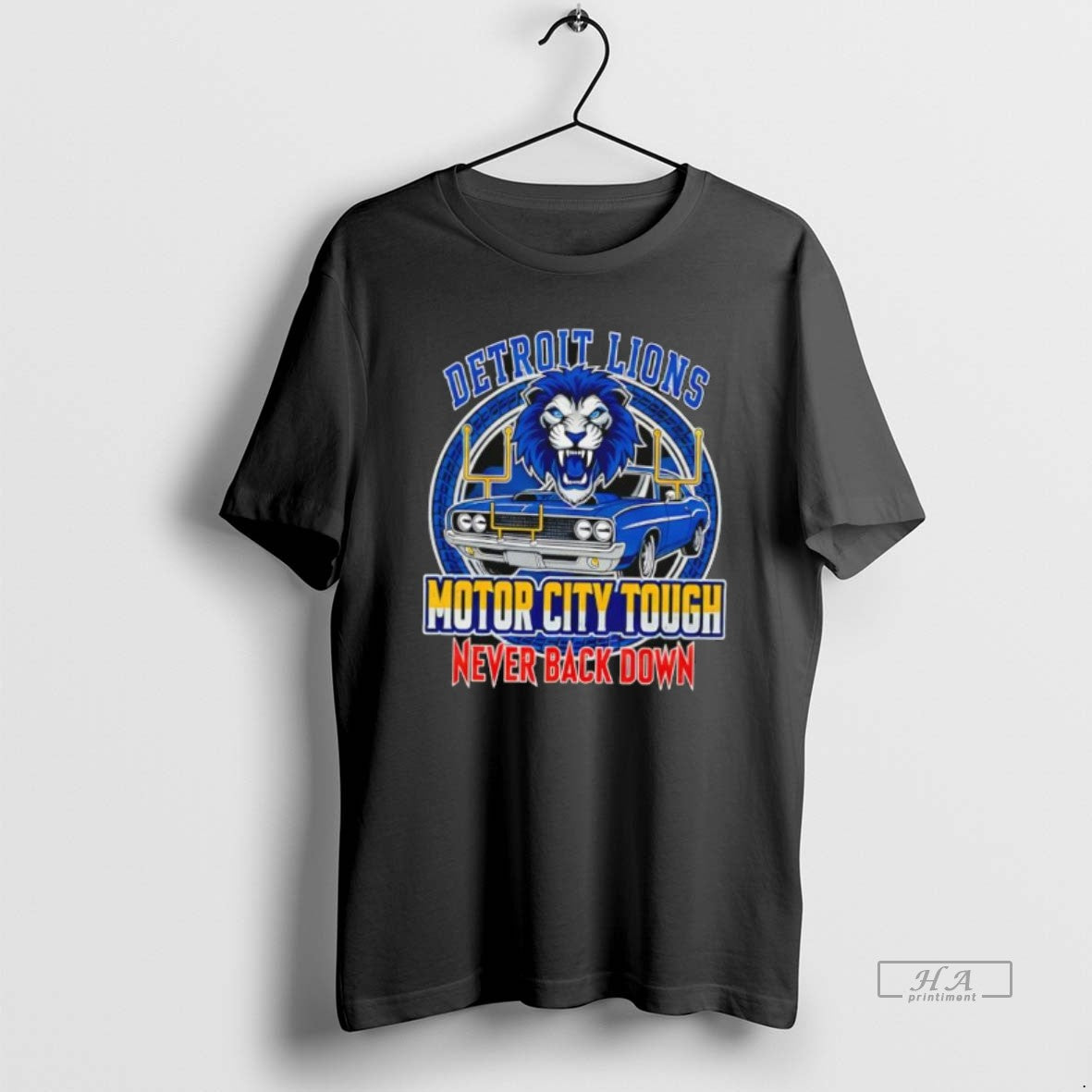 Official Detroit Lions Motor City Tough Never Back Down Football T-Shirts, Hoodie, Sweatshirt | PureTeeCo.com