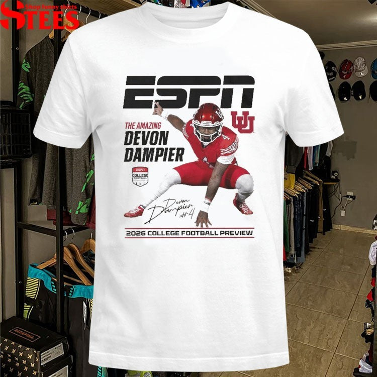 Devon Dampier ESPN The Amazing 2026 College Football Preview T-shirts