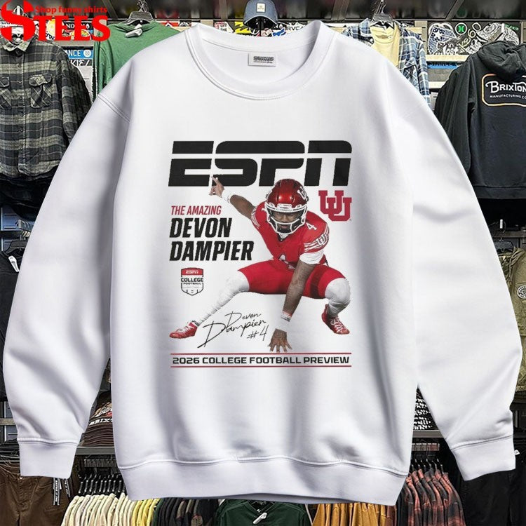 Devon Dampier ESPN The Amazing 2026 College Football Preview T-shirts