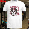 Dia De Jayden Daniels Washington Commanders Skull T-Shirt