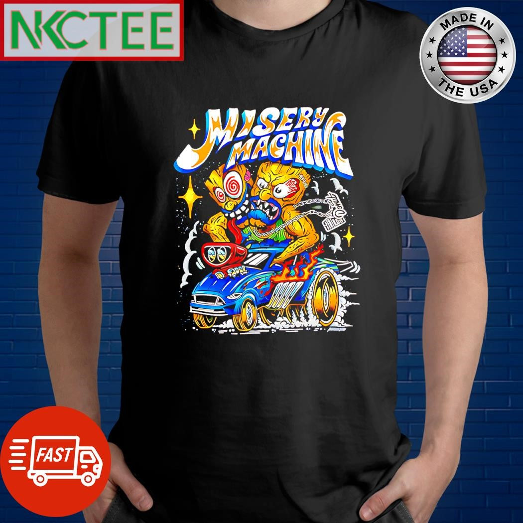 Official Donut Misery Machine drive car paint shirt