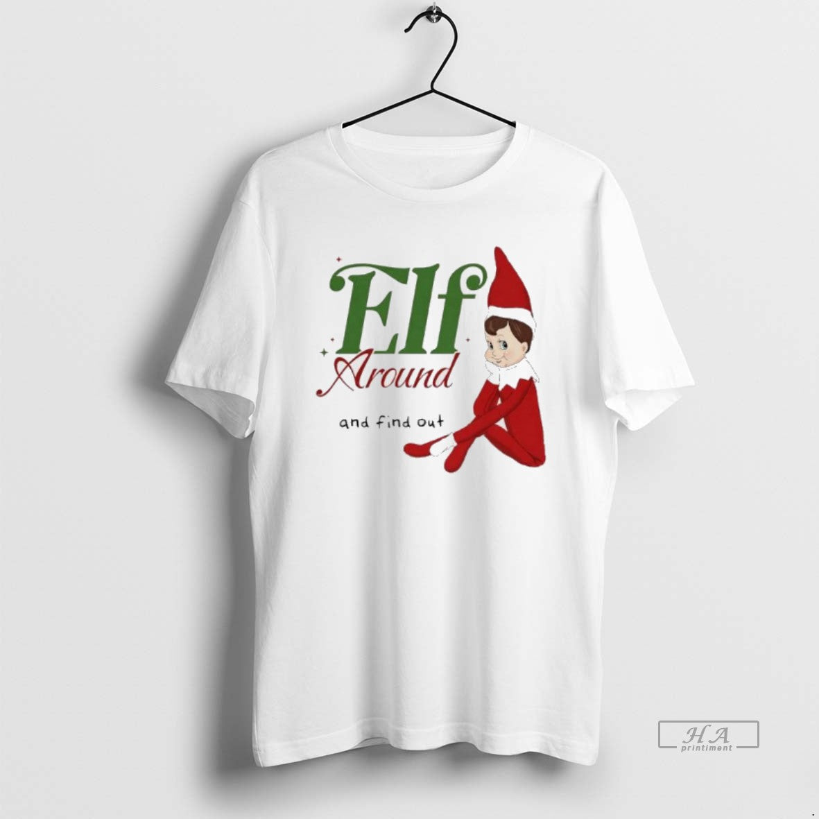 Official Elf Around And Find Out Christmas T-Shirts, Hoodie, Sweatshirt | PureTeeCo.com