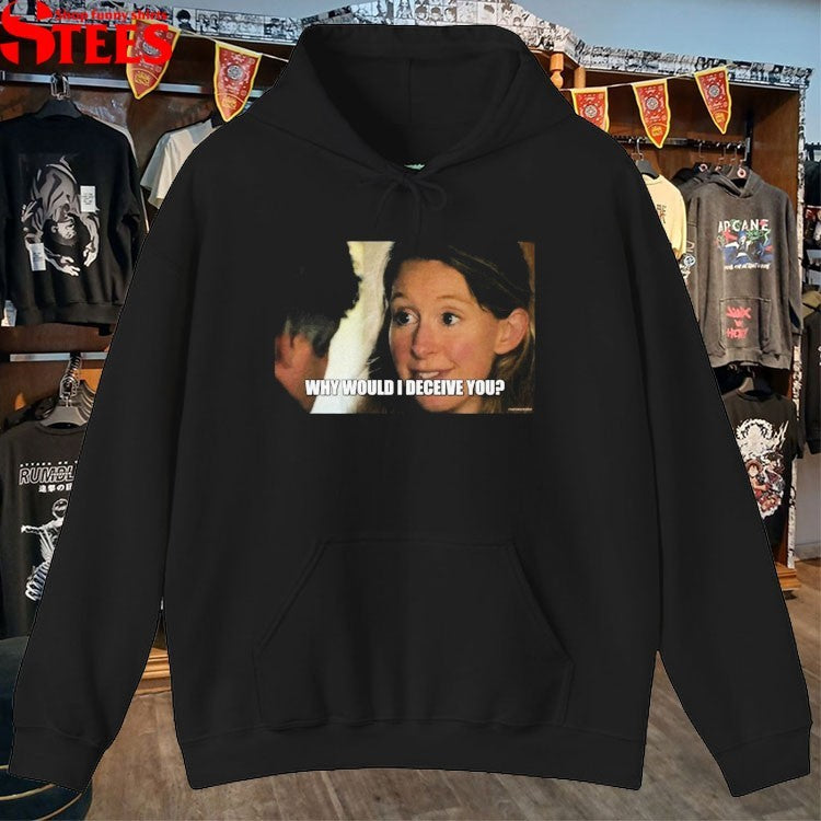 Elizabeth Holmes Why Would I Deceive You T-shirts