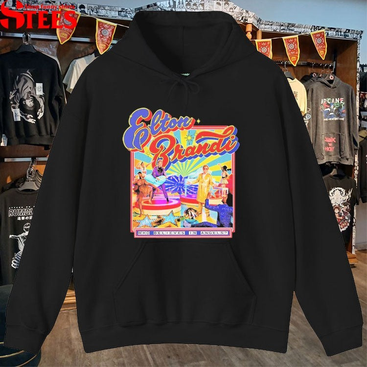 Elton John And Brandi Carlile Who Believes In Angels Alternate Album T-shirts