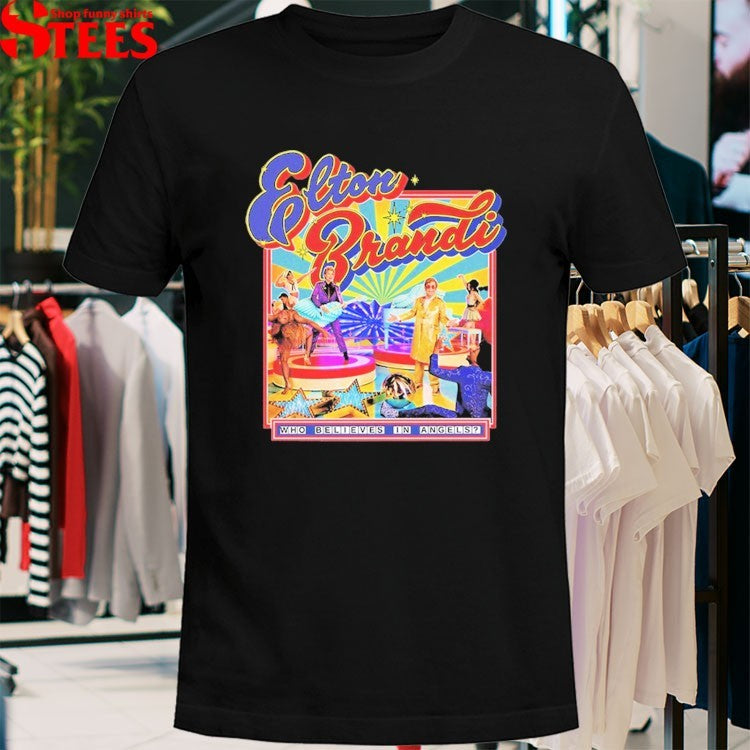 Elton John And Brandi Carlile Who Believes In Angels Alternate Album T-shirts