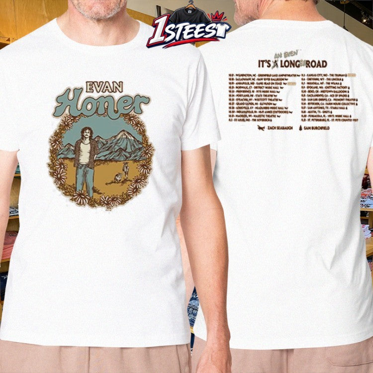 Evan Honer It’s An Even Longer Road Tour 2026 T-shirts