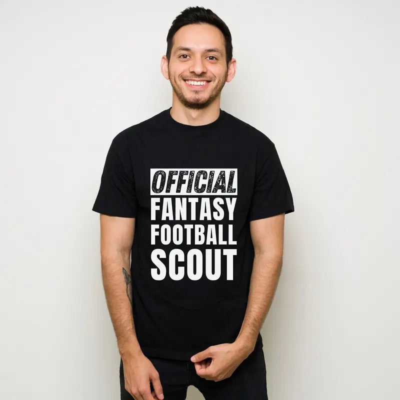 Official Fantasy Football Scout Shirt Fantasy Football Shirt Funny Football Shirt Sunday Football Tee Funny Football...