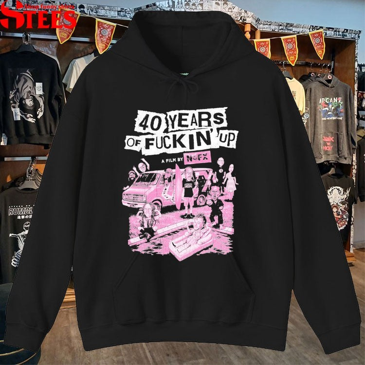 Fat Wreck Chords NOFX 40 Years Of Fuckin’ Up T-Shirt