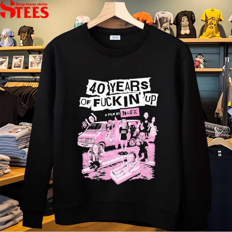Fat Wreck Chords NOFX 40 Years Of Fuckin’ Up T-Shirt