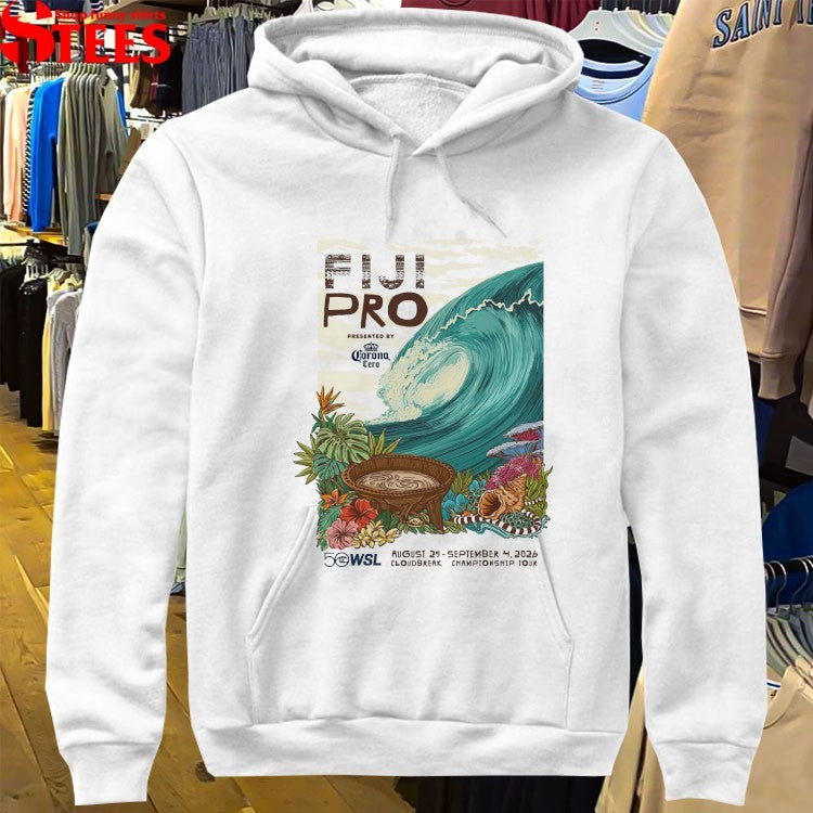 Fiji Pro Presented By Corona Cero 50 WSL 2026 August 4 September 4 Cloudbreak Championship Tour Surf T-shirts