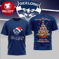 Official Geelong Cats Merry Christmas Player Two Sided Shirt