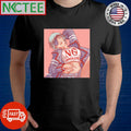 Official Girl smoking in non smoking paint shirt