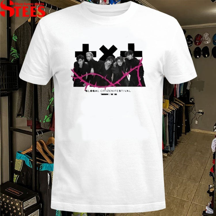 Global Citizen Festival 2026 TOMORROW X TOGETHER T-shirts