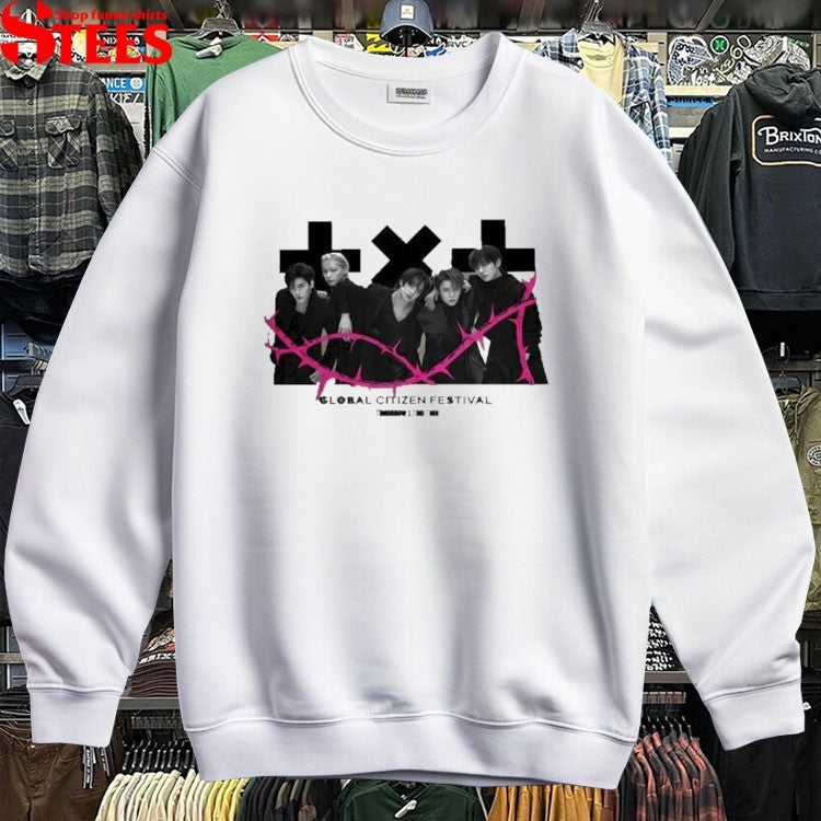 Global Citizen Festival 2026 TOMORROW X TOGETHER T-shirts