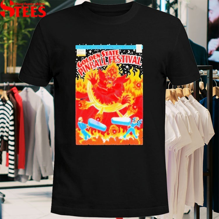 Golden State Pinball Festival May 17 2026 Lodi, CA T-shirts
