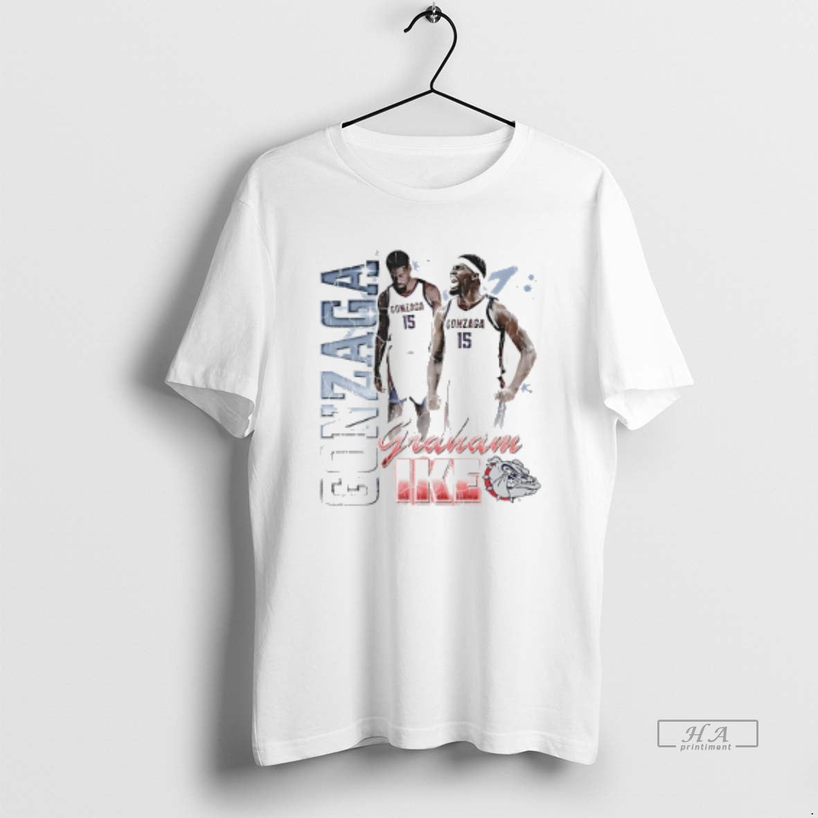 Official Graham Ike Gonzaga Bulldogs 90s T-Shirts, Hoodie, Sweatshirt | PureTeeCo.com
