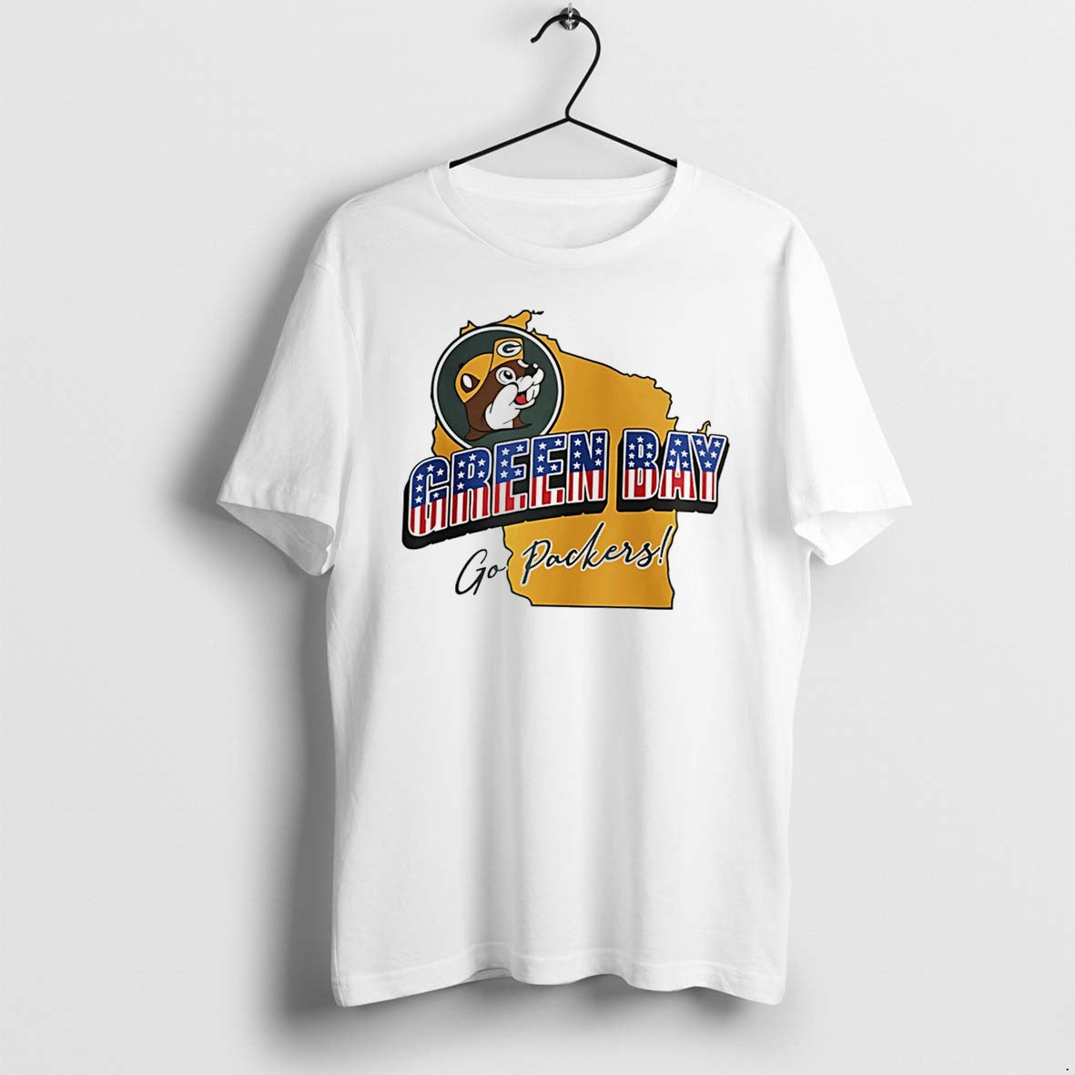 Official Green Bay Packers Buc Ees Green Bay Go Packers Patriotic Tee T Shirts