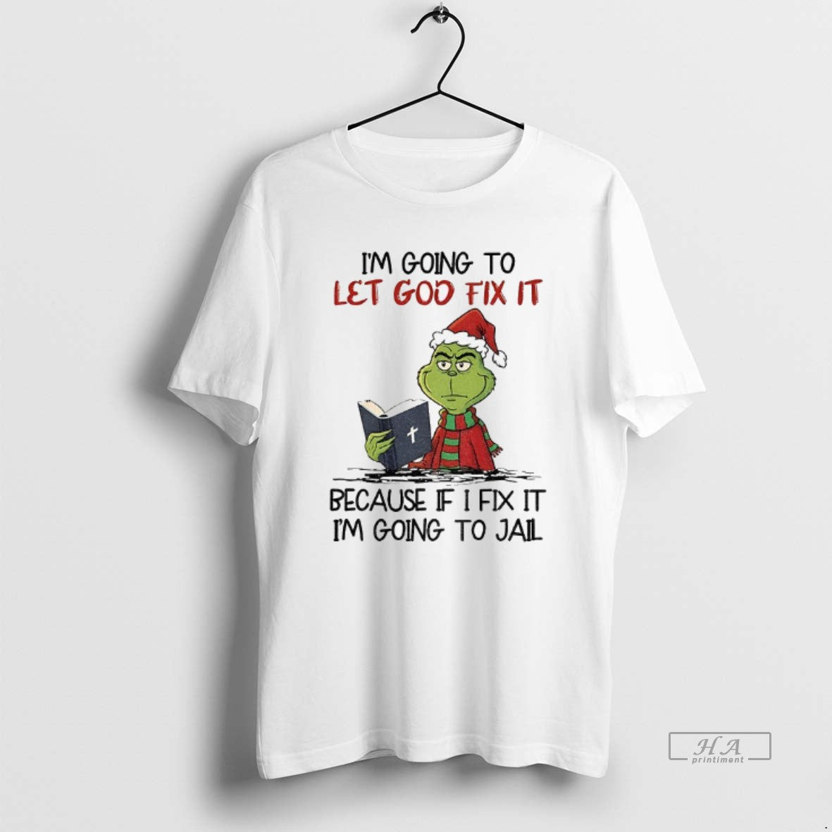 Official Grinch Santa If Im Murdered Just Know I Talked Shit Til The Bitter End T-Shirts, Hoodie, Sweatshirt | PureTeeCo.com