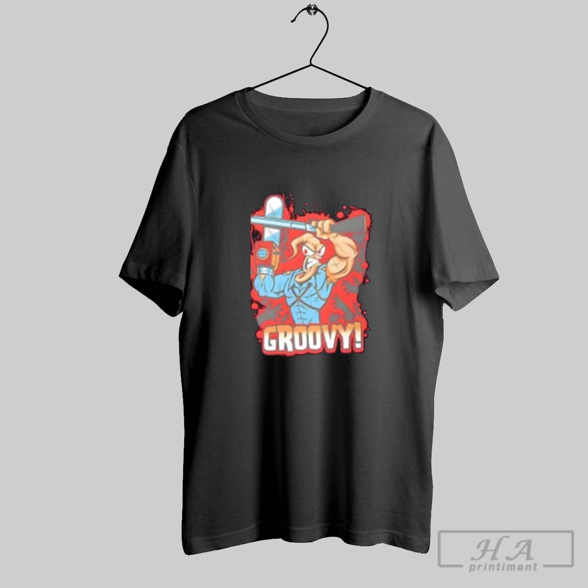 Official Groovy Chainsaw Hero Cartoon