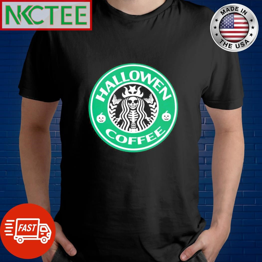 Official Halloween coffee Starbucks shirt