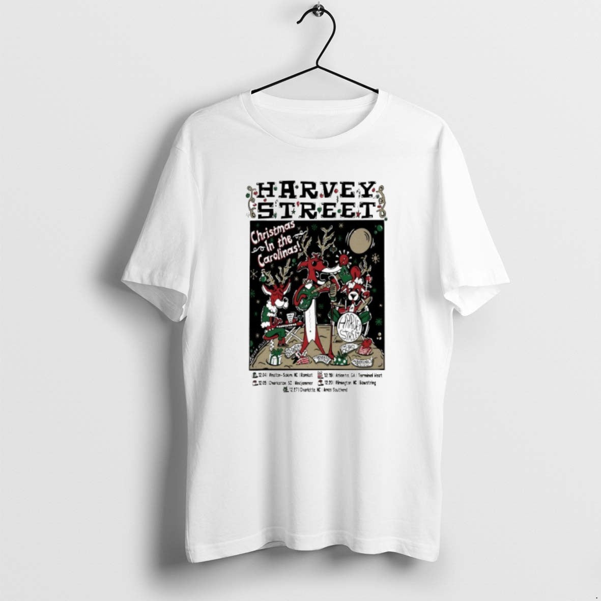 Official Harvey Street 2026 Christmas In The Carolinas Shows T-Shirts, Hoodie, Sweatshirt | PureTeeCo.com