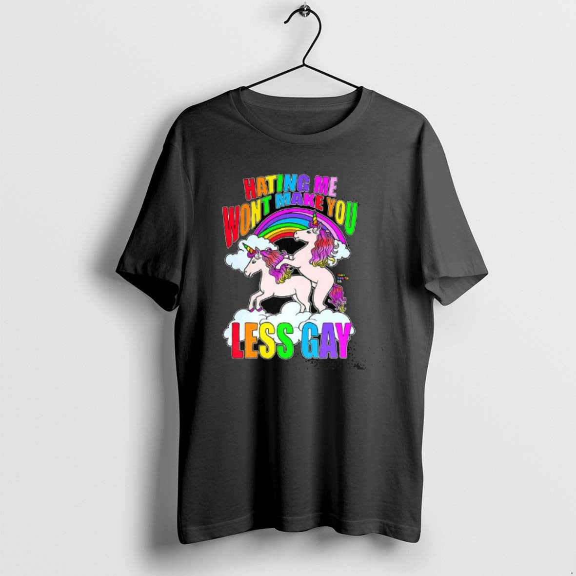 Official Hating Me Wont Make You Less Gay Unicorn Rainbow T-Shirts, Hoodie, Sweatshirt | PureTeeCo.com