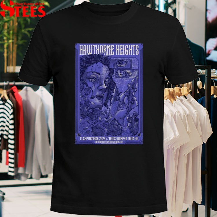 Hawthorne Heights September 13 2026 Vans Warped Tour MX Mexico City T-shirts