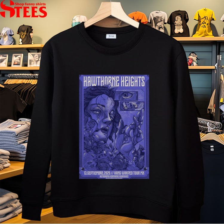 Hawthorne Heights September 13 2026 Vans Warped Tour MX Mexico City T-shirts