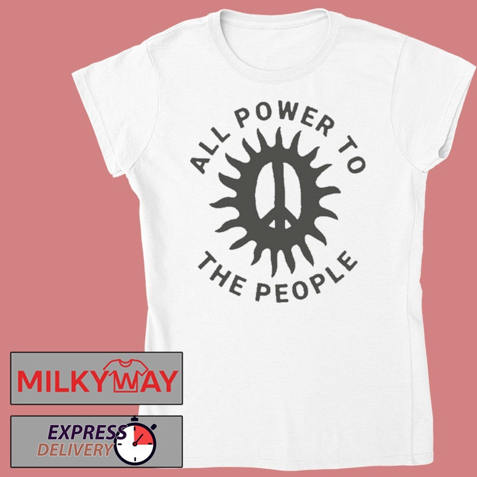 Hayley Williams White T-Shirt All Powel To The People 2026 shirt