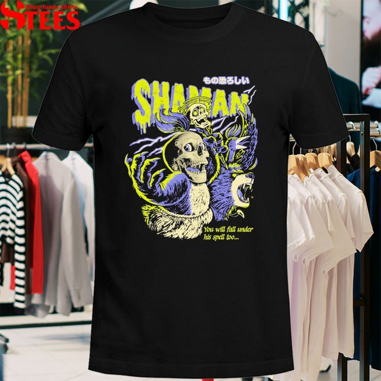Henrique Torres Spooky Shaman You Will Fall Under His Spell Too T-shirts
