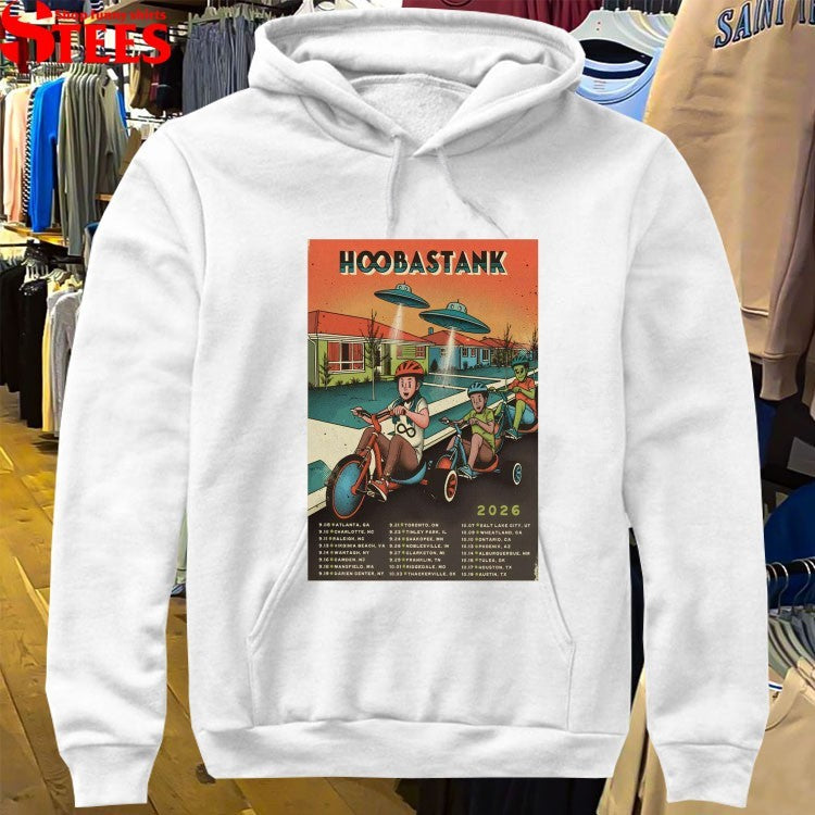 Hoobastank Tour 2026 UFO Alien T-shirts