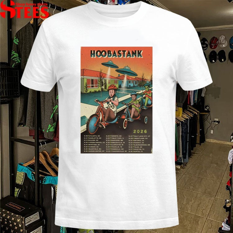 Hoobastank Tour 2026 UFO Alien T-shirts
