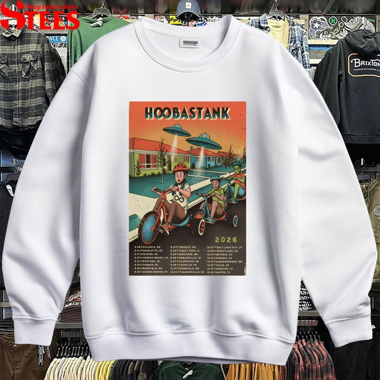 Hoobastank Tour 2026 UFO Alien T-shirts