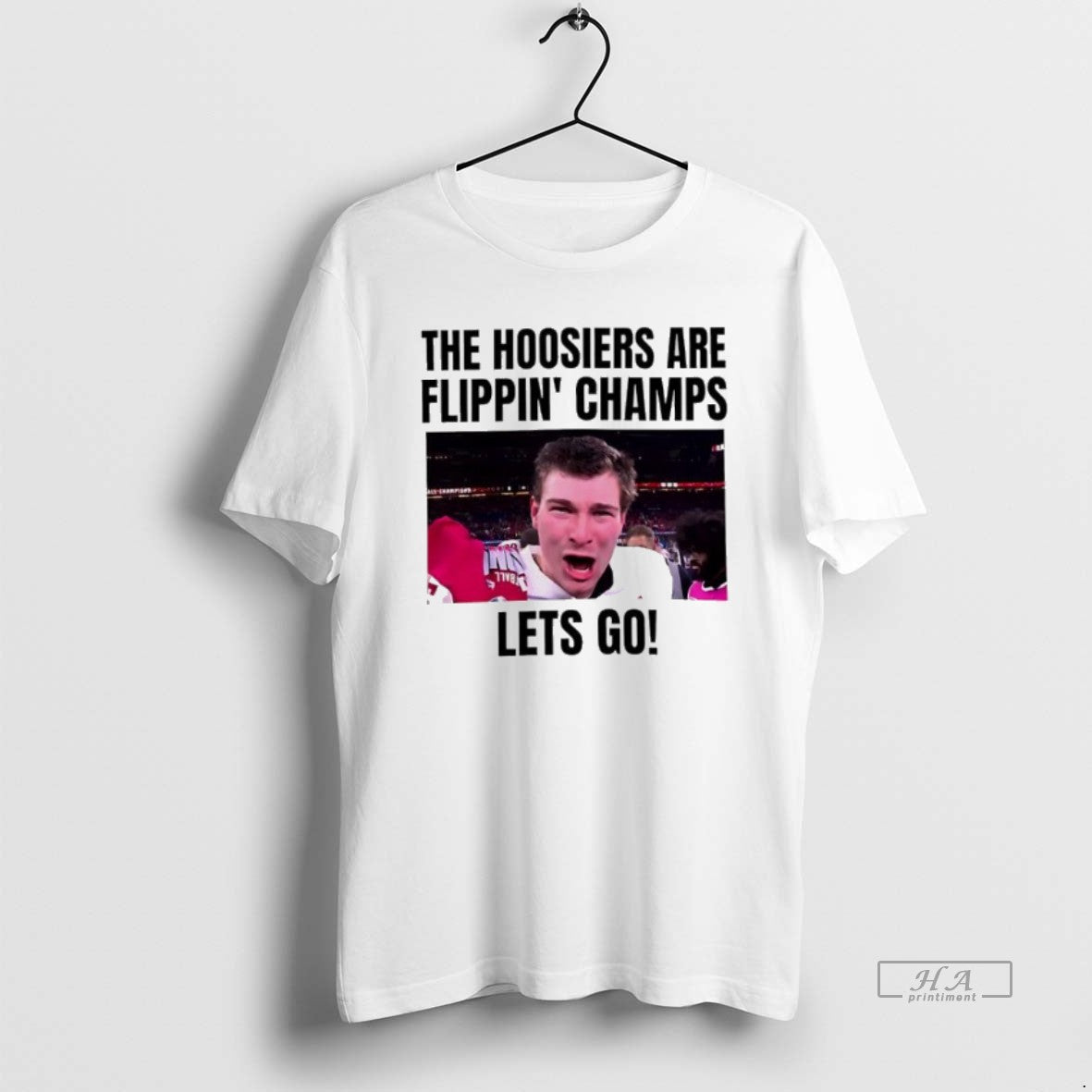 Official Hoosiers Are Flippin Champs Lets Go T-Shirts, Hoodie, Sweatshirt | PureTeeCo.com