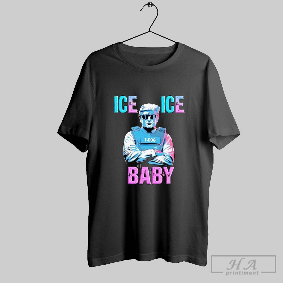 Official Ice Ice Baby Donald Trump T Dog Bulletproof Vest