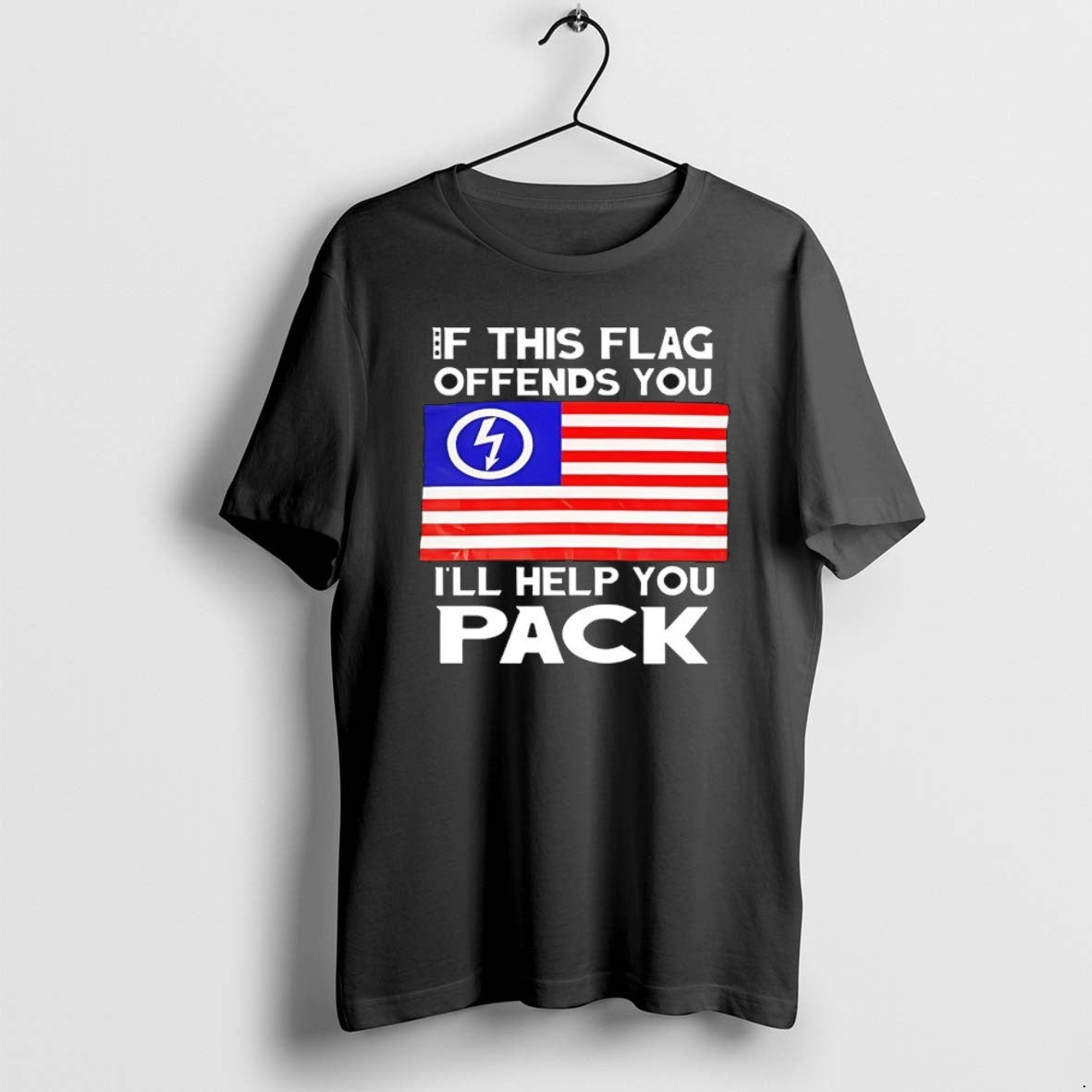Official If This Flag Offends You Ill Help You Pack T-Shirts, Hoodie, Sweatshirt | PureTeeCo.com