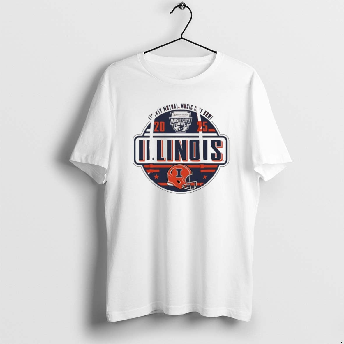 Official Illinois Football 2025 Music City Bowl Logo T-Shirts, Hoodie, Sweatshirt | PureTeeCo.com