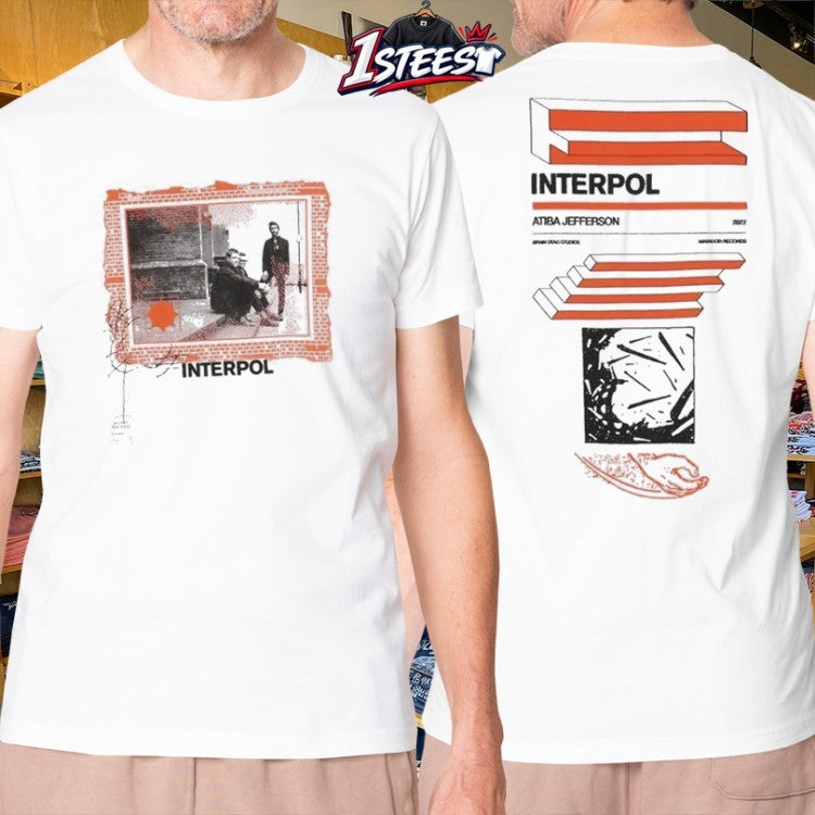 Interpol x Brain Dead Atiba Jefferson Photo T-shirts