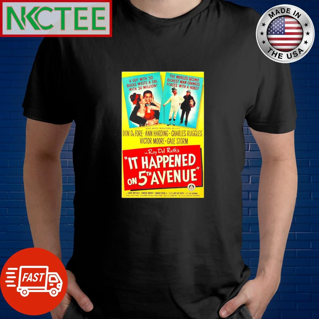 Official It Happened on Fifth Avenue 1947 Christmas shirt