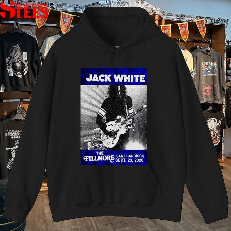 Jack White The Fillmore September 23 2026 In San Francisco CA T-shirts