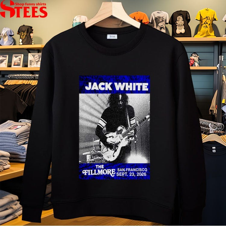 Jack White The Fillmore September 23 2026 In San Francisco CA T-shirts