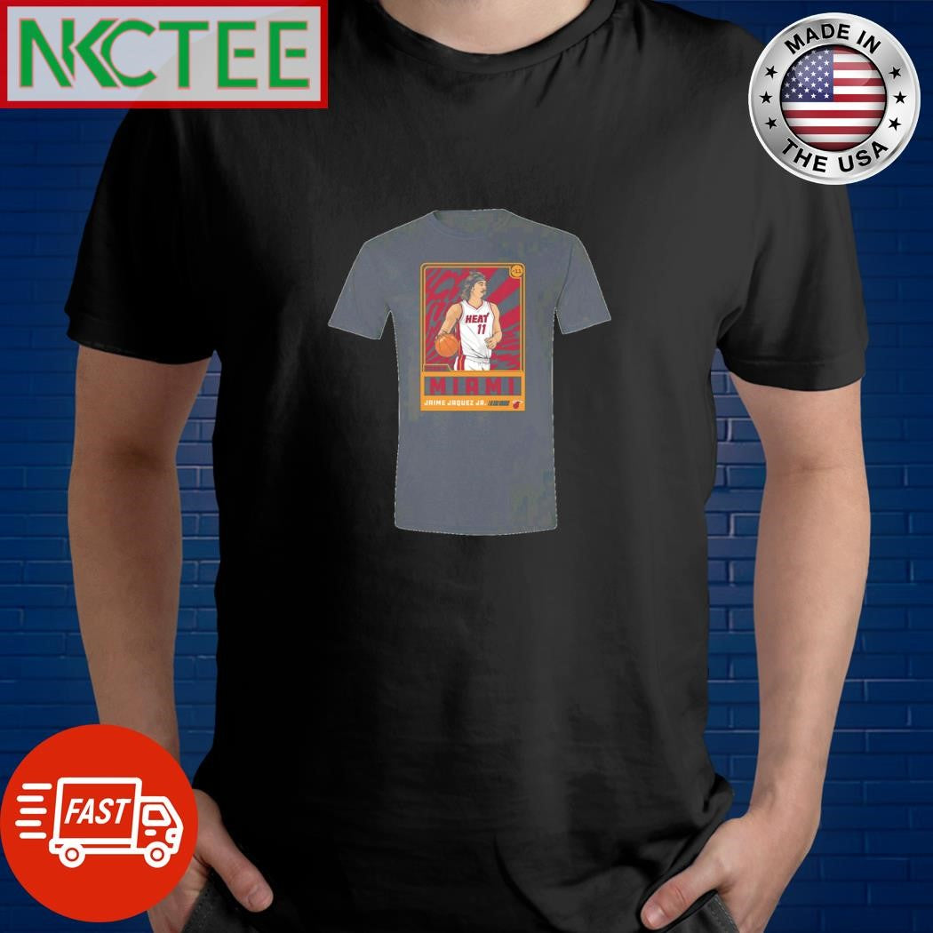 Official Jaime Jaquez Jr. 11 Miami Heat Rookie Card shirt