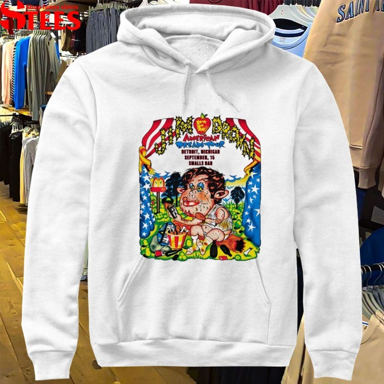 Jim E. Brown American Dream Tour September 15 2026 Smalls Bar Detroit IL Michigan T-shirts