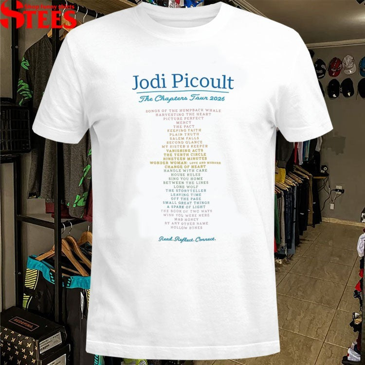 Jodi Picoult The Chapters Tour 2026 T-shirts