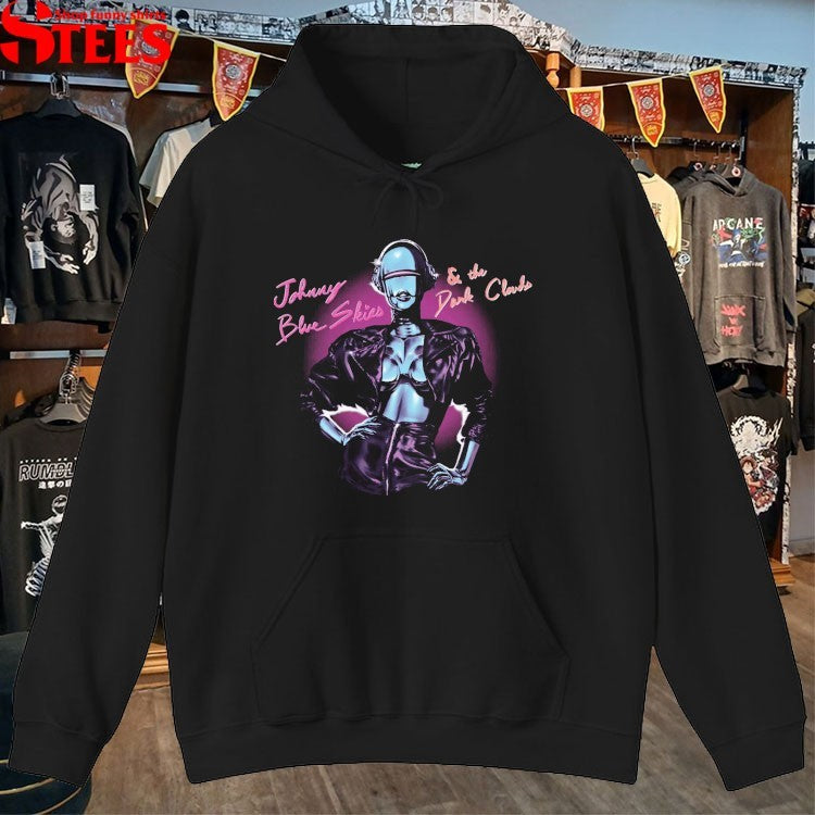 Johnny Blue Skies And The Dark Clouds Cyborg Party T-shirts