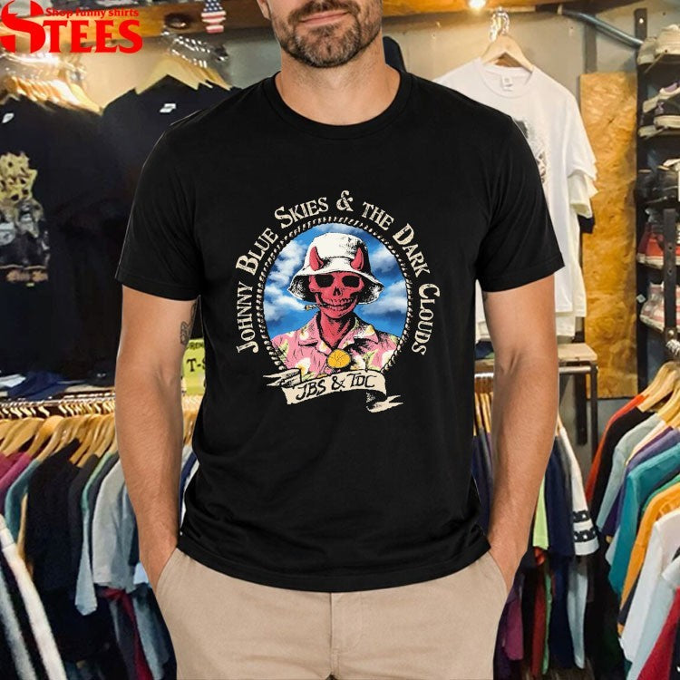 Johnny Blue Skies And The Dark Clouds Panama Devil T-shirts