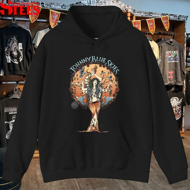 Johnny Blue Skies Ocean Goddess T-shirts