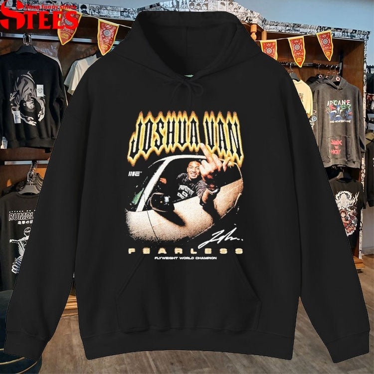 Joshua Van Fearless Undisputed Middle Finger T-shirts