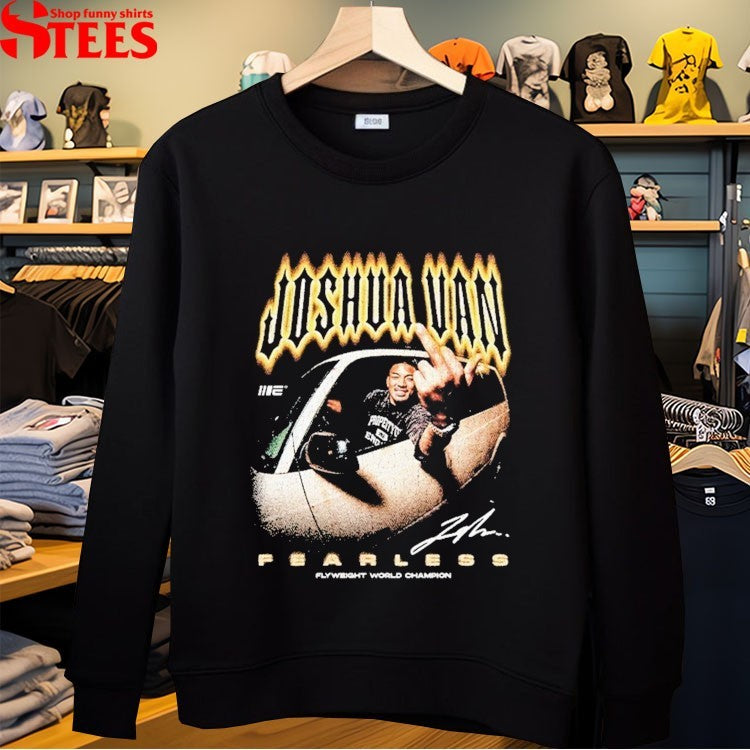 Joshua Van Fearless Undisputed Middle Finger T-shirts