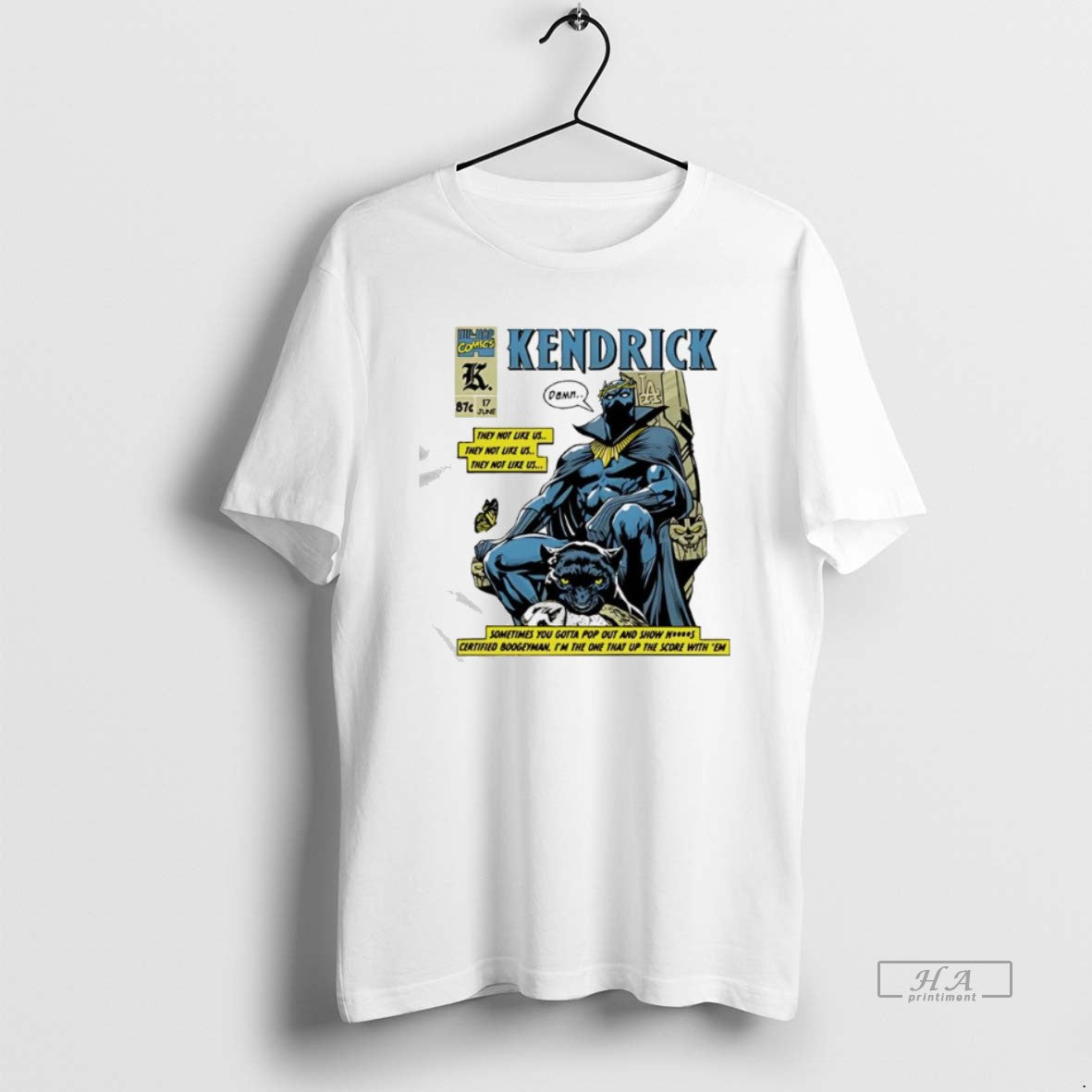 Official Kendrick Lamar Black Panther They Not Like Us Graphic T-Shirts, Hoodie, Sweatshirt | PureTeeCo.com